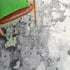 2'6" 4', (ADR134F) SAFAVIEH Adirondack Collection Accent Rug - x Green & Grey, Modern Abstract Design, Non-Shedding