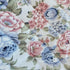 CUSHYSTORE Canvas Pot Holder Oven Pads, Potholders for Cooking Kitchen, 7.75", 2 Packs (Blue Rose Garden)