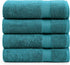 LANE LINEN Premium 4 Pack Bath Towels Set (28"x54") - 100% Ring