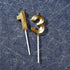 Gold Number 13 Cake Topper, 13th Birthday Candles for Party Decorations Birthday Decoration