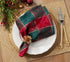 Red & Green Christmas Holiday Plaid Cloth Napkins (Set of 4), 20" Square