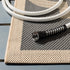 2' 3'7", (CY6243-246) SAFAVIEH Washable Rug Outdoor Courtyard Collection - x Grey & Beige, Non-Shedding & Easy