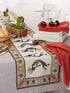 DII Southwest Hacienda Stripe Table Runner, 13x72, Part of the Tabletop Collection, Kokopelli Tapestry