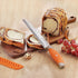 8 Inch Bread Knife with Cover, Serrated Bread Cutter Ideal for Slicing Homemade Bread, Bagels, Cake