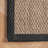 nuLOOM 2x3 Elijah Seagrass Area Rug, Black, Solid Farmhouse Style, Natural Fiber for Bedroom, Dining Room, Office