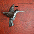 Set of 2 Hummingbirds, Nature Inspired Small Wall Hanging Birds, Fall Garden Home Decorations, Handmade in Haiti