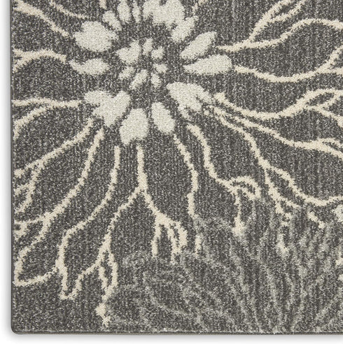 1'10" 6' (6' Nourison Home Passion Charcoal Blue x Area Rug - Easy Clean, Non Shedding, Bed Room, Living Room, Dining