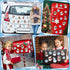 Christmas Reflective Car Magnets, 18Pcs Magnetic Snowman Snowflake Decoration for Holiday Decor