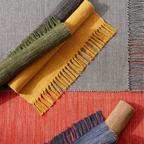 DII Woven Rugs Collection, Ribbed Reversible Cotton 2x3', Honey Gold & Off-White for Home Decor