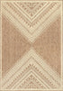 nuLOOM 2x3 Landry Aztec Indoor/Outdoor Accent Rug, Beige
