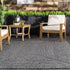 nuLOOM 2' x 3' Hand Braided Indoor/Outdoor Area Rug, Pet-Friendly, Weather Resistant, High Traffic, Wynn Charcoal