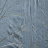 Andora Embroidered-Rod Pocket Valance, 50" x 18", Blue - Madison Park Small Faux Silk Valances for Window