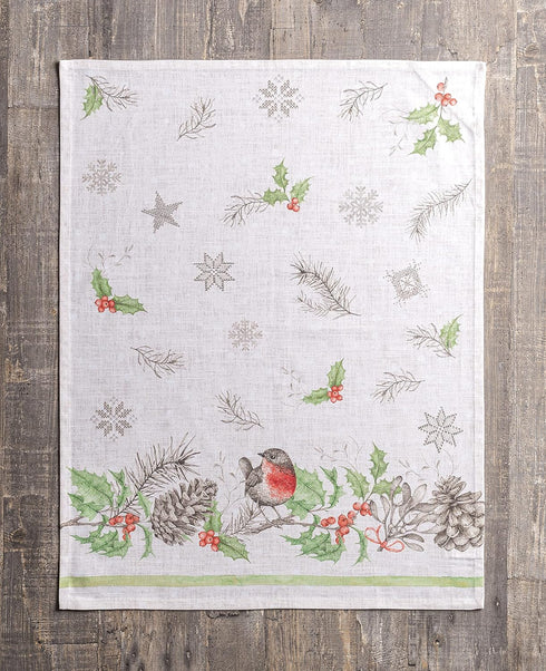 Maison d' Hermine Kitchen Towel, 100% Cotton Quick Dry Cleaning Dishtowel, Set of 3 for Gifts, Dining, Home