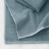 6 Pack 600 100% Welhome Franklin Premium Hand Towels Popcorn Textured Dusty Blue Bathroom Towels Hotel & Spa Towels
