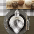 DII Buffalo Check Collection - Classic Farmhouse Table Runner, 14x72, Gray & White for Home Decor