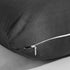 Evolive Ultra Soft Microfiber Body Pillow Cover, 21"x54" with Hidden Zipper Closure, Black