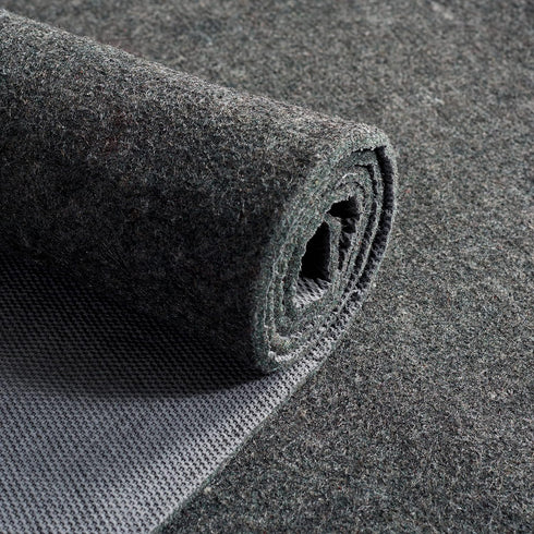 SAFAVIEH Dual Surface Rug Pad, 3' x 5', 1/4" Thick, Grey Felt + Rubber, Non-Slip & Durable for Hard Floors & Carpet
