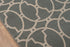 Momeni Rugs Baja Collection Indoor & Outdoor Area Rug, 1'8" x 3'7", Grey, Easy to Clean