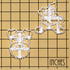 Set of 2 Mini Schnauzer Cookie Cutters (Body & Face Designs), 2 Pieces - Bakerlogy