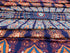 raajsee Round Beach Tapestry, 70 Inch Blue Orange Mandala Throw, Boho Hippie Blanket, Yoga Mat, Picnic Rug