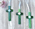 Handmade Glass Cross with Poetry - Sentimental Gift for Great Grandma for Mother's Day/Christmas/Birthday - USA