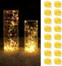 MUMUXI Battery Operated LED Fairy Lights, 16 Pack, 10ft Warm White, Indoor Outdoor Usage