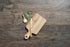 Small Labell Handle Serving Board - Canadian Maple Hardwood Cutting Board for Meats, Vegetables, Fruits, Cheeses - 6" x