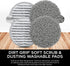 S8001, S8201, S7201 S7001, XKITP7000D Shark Steam & Scrub Dirt Grip Soft Scrub & Dusting Washable Pads, Fully Reusable