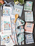 DII Kitchen Gift Set, Pot Holder & 3 Dish Towels, Enjoy The Ride, 4 Piece Collection
