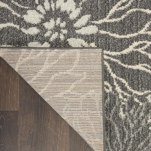 1'10" 6' (6' Nourison Home Passion Charcoal Blue x Area Rug - Easy Clean, Non Shedding, Bed Room, Living Room, Dining