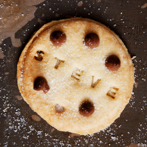 Suck UK Custom Cookie Stamp - Personalised Biscuit Press with Custom Letters, Numbers, Symbols