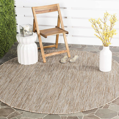 SAFAVIEH Courtyard Collection 2' x 3'7' Red/Beige Rug | Indoor/Outdoor Patio Backyard Accent Rug