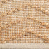 DII Woven Rugs Collection Hand-Loomed Jute, Off-White Chevron, 2x3'