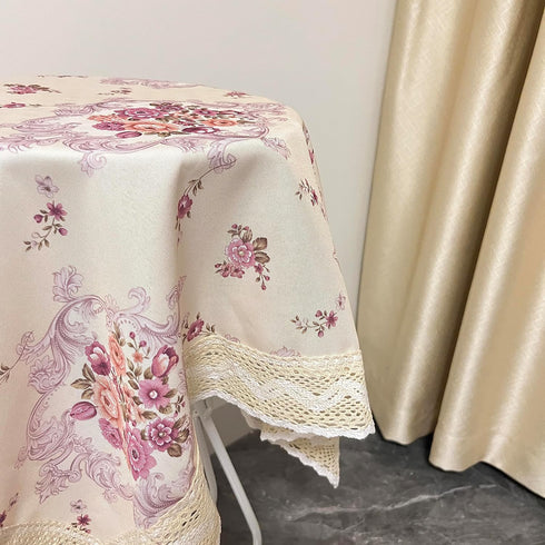30 30 Inches Square Nightstand Tablecloth, Bedside/End Tablecloth - Dustproof, Fits Coffee Table/Printer - Light
