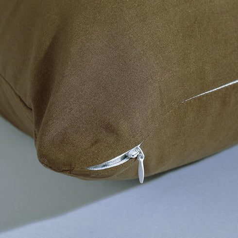 EVOLIVE Ultra Soft Microfiber Body Pillow Cover, 21"x54" with Hidden Zipper Closure, Coffee