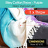 Refinery29 | Riley Collection | Premium Cotton Textured Throw Blanket, Modern Design for Luxury Home Décor (50 x 70)