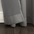 Sun Zero Barrow Energy Efficient Grommet Sliding Patio Door Curtain Panel, 100" x 84", Steel Color