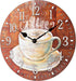 La Crosse Clock 404-2631C-INT, 12-Inch Round Coffee Decorative Quartz Analog Wall Clock