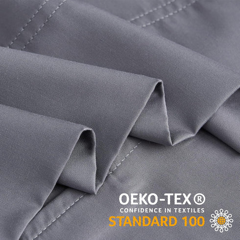 BEDELITE Body Pillow Cover, Rayon from Bamboo, Cooling Pillowcase for Hot Sleepers, Grey 20x54 Inches