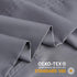 BEDELITE Body Pillow Cover, Rayon from Bamboo, Cooling Pillowcase for Hot Sleepers, Grey 20x54 Inches
