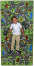 Amy & Delle 80" 40" Kids Rugs Carpet Giant Large x Playmat City Life - Learn & Have Fun Safe! Children's Educational