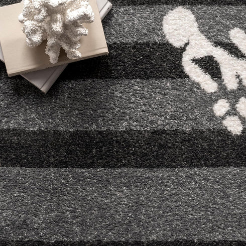 nuLOOM 2x3 Grey Coastal Minnie Starfish Accent Rug