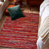 Cotton Multi Chindi Hand Woven Rugs 24x36 inch, Multi Color, Indoor/Outdoor, 2'x3', Machine Washable for Living Room