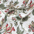 Ellis Curtain Madison Floral 58" x 15" Lined Scallop Valance, Brick Color
