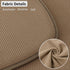Set 2, 2 Pack, 17 15.5 inches, Shinnwa Windsor Chair Cushions of Farmhouse Kitchen Seat Cushions, Non Slip Chair Pads
