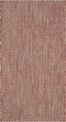 SAFAVIEH Courtyard Collection 2' x 3'7' Red/Beige Rug | Indoor/Outdoor Patio Backyard Accent Rug