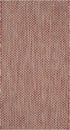 SAFAVIEH Courtyard Collection 2' x 3'7' Red/Beige Rug | Indoor/Outdoor Patio Backyard Accent Rug