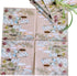 20 Counts 6.5 x 6.5 inches 3-Ply Tan Floral Decorative Napkins for Decoupage, Eco-Friendly & Biodegradable Nature