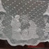 DoubleWood 20"x90" Christmas Decor Fireplace Scarf, White Lace Jesus Christmas Decorations Table Runner for Holiday