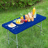 2 Pack 20X30 Inch Rectangle Fitted Tablecloth Stretch Spandex Patio Table Cover Blue Washable Table Cloth Elastic Table